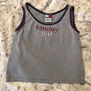 Tommy Cropped Tank